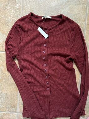 BNWT Madewell XS Long Sleeve Top